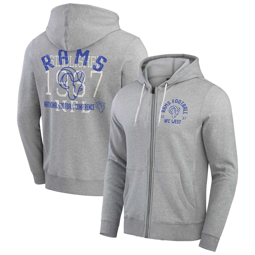 Men 2026 Nike NFL Los Angeles Rams hoodie grey 07->los angeles rams->NFL Jersey